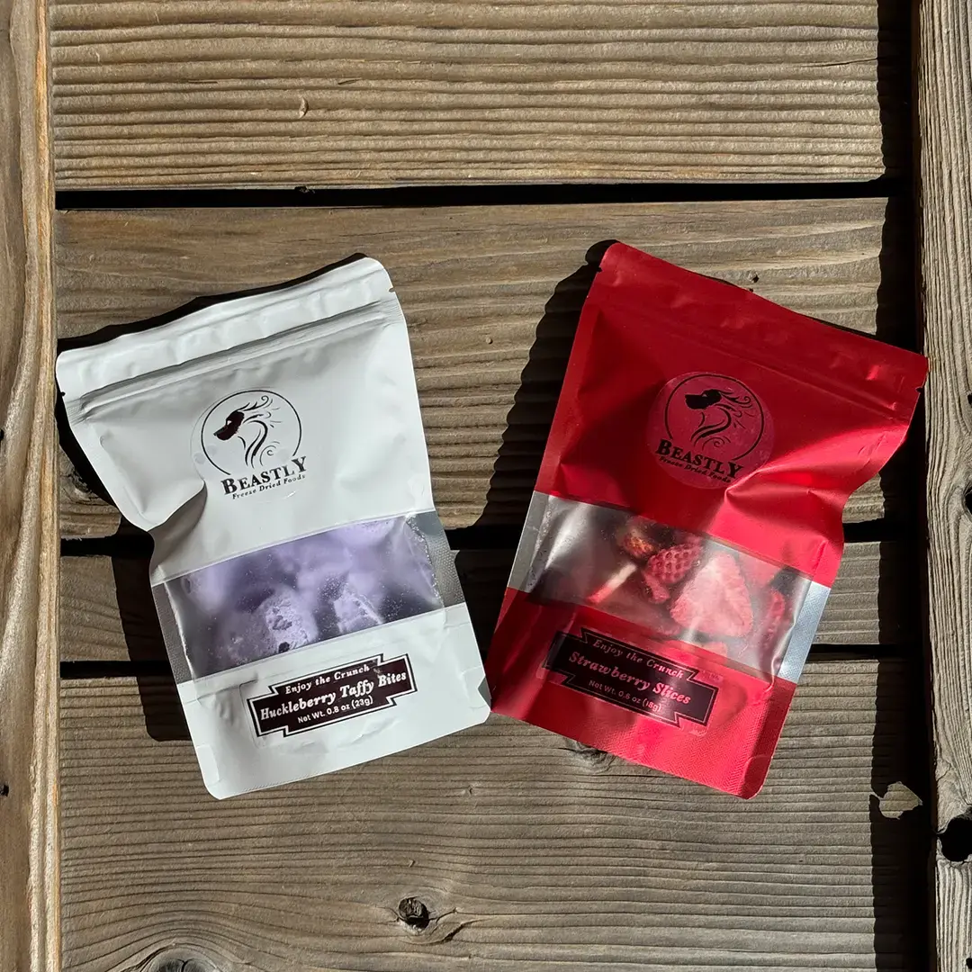 Freeze Dried Salt Water Taffy & Strawberry Slices